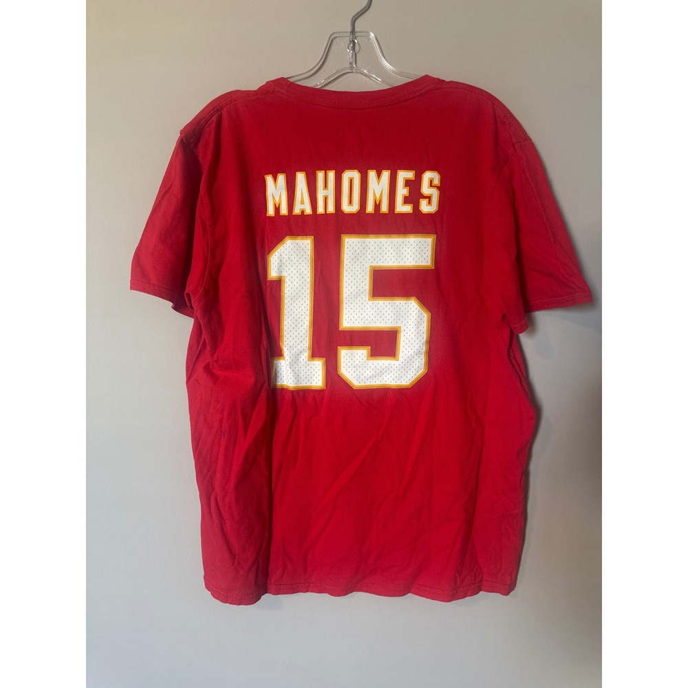 Fanatics Kansas City Chiefs Patrick Mahomes 15 Red T-Shirt Mens Large NFL KC - Picture 3 of 5